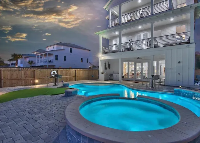 Luxury 8Br Beach House With Pool, Spa, Golf Putting Green