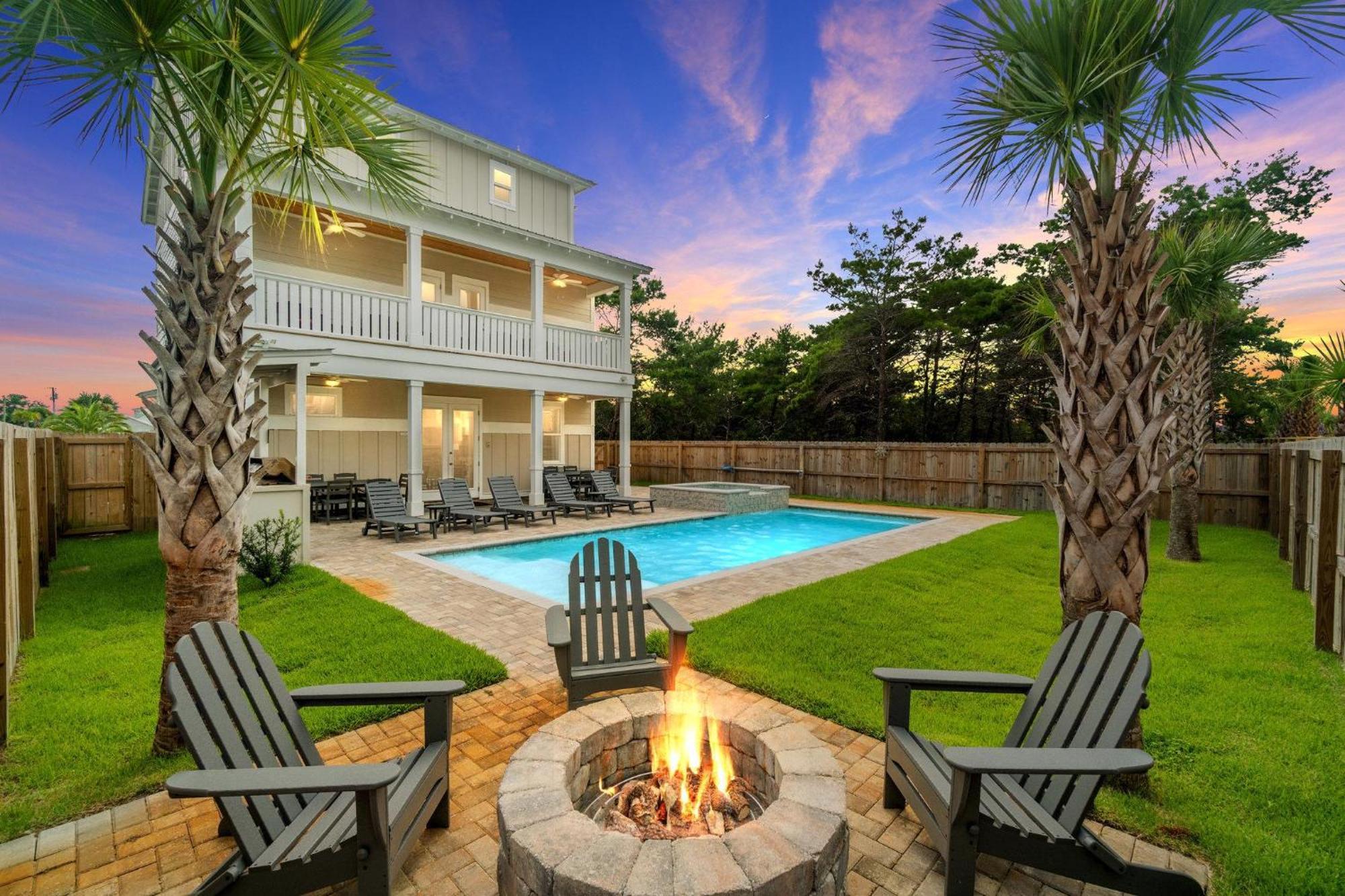 Get Your Sun With Jetted Pool And Game * Destin